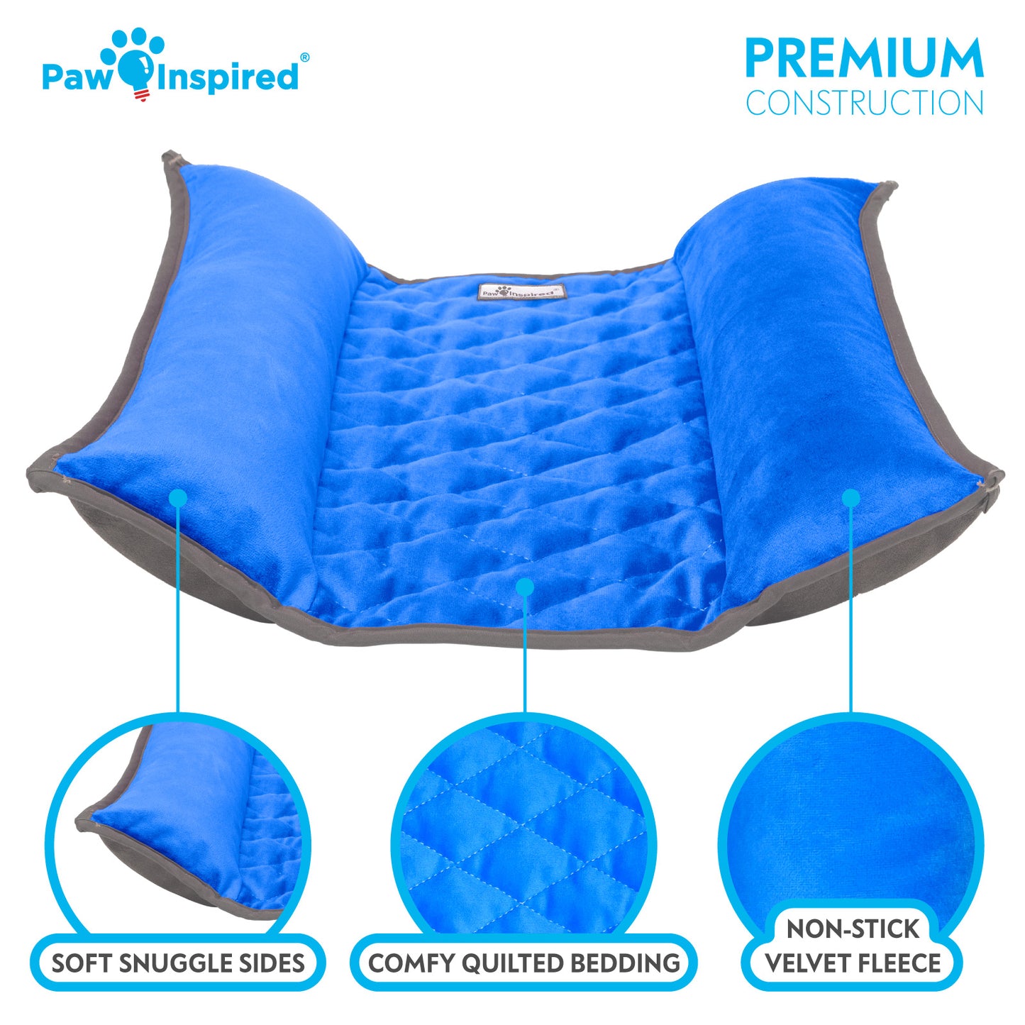Snuggle Bunny™ Pet Bed with Padded Sides for Rabbits and Other Small Animals