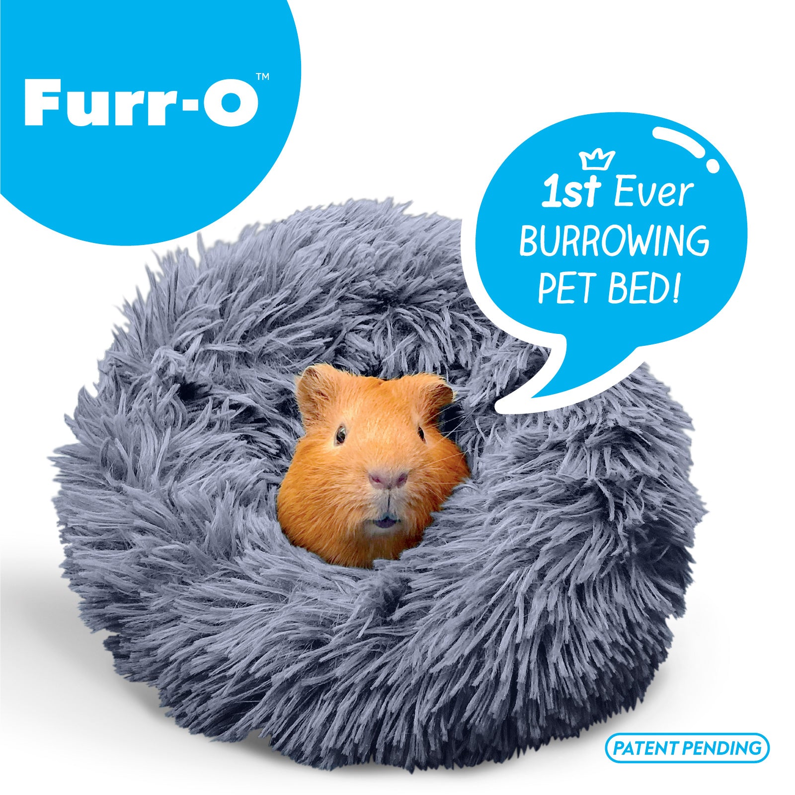 Paw Inspired® Furr-O™ Burrowing Pet Bed for Guinea Pigs, Hamsters, and  Other Small Animals (Tan)