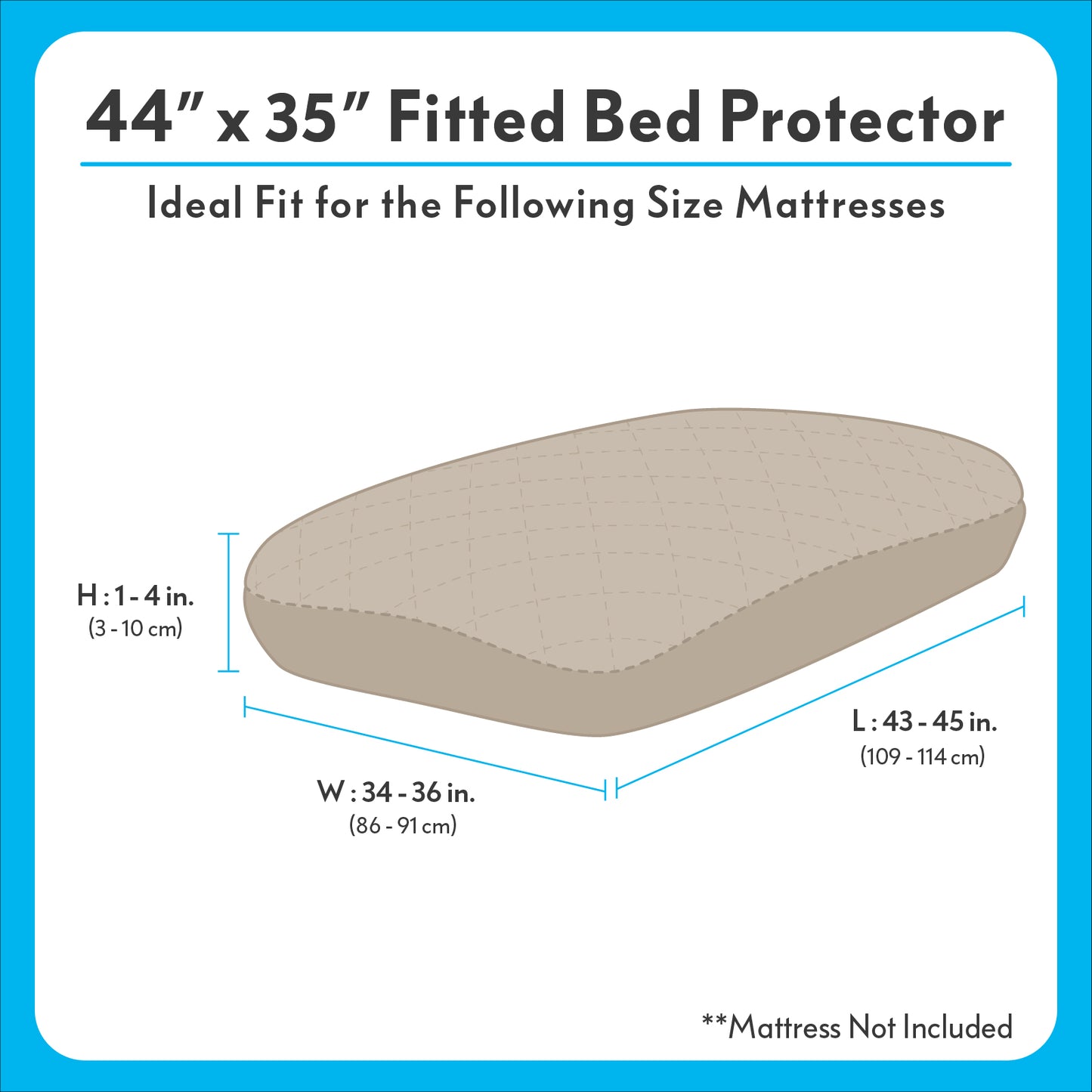 Fitted Dog Bed Protector