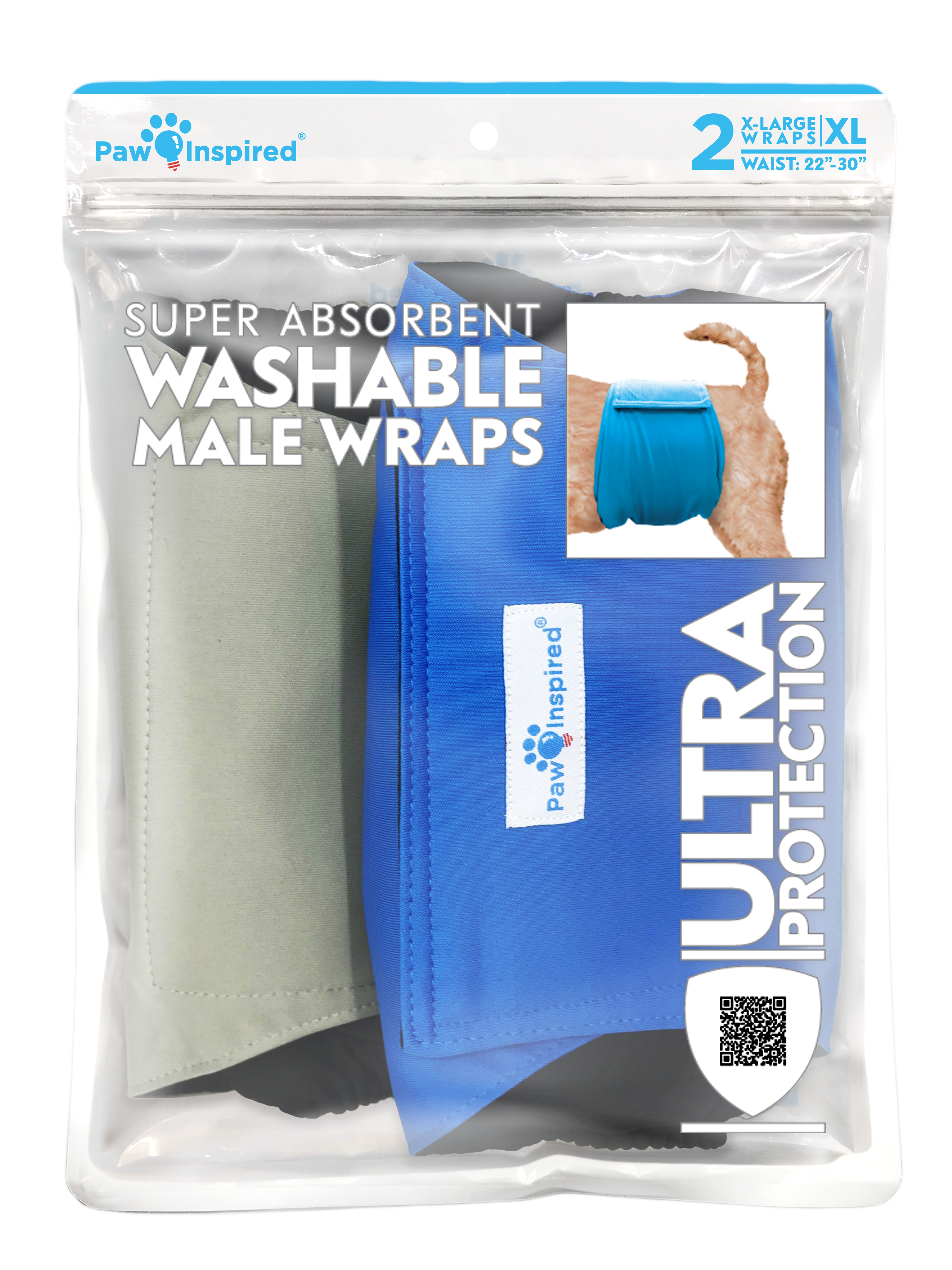 Washable sales male wrap