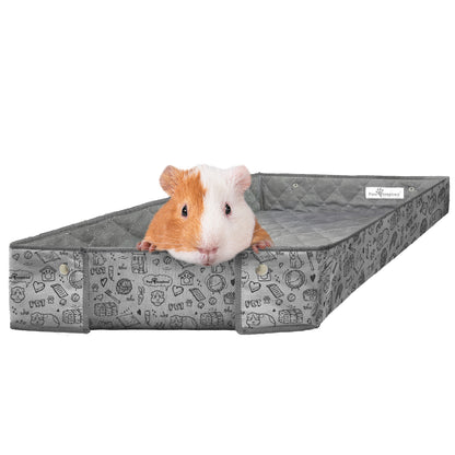 Critter Box® Washable Guinea Pig Cage Liner with Raised Sides