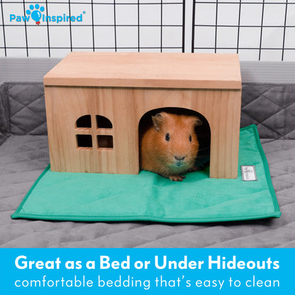 Washable 12”x12” Guinea Pig Cage Liner Pads (3 Count)